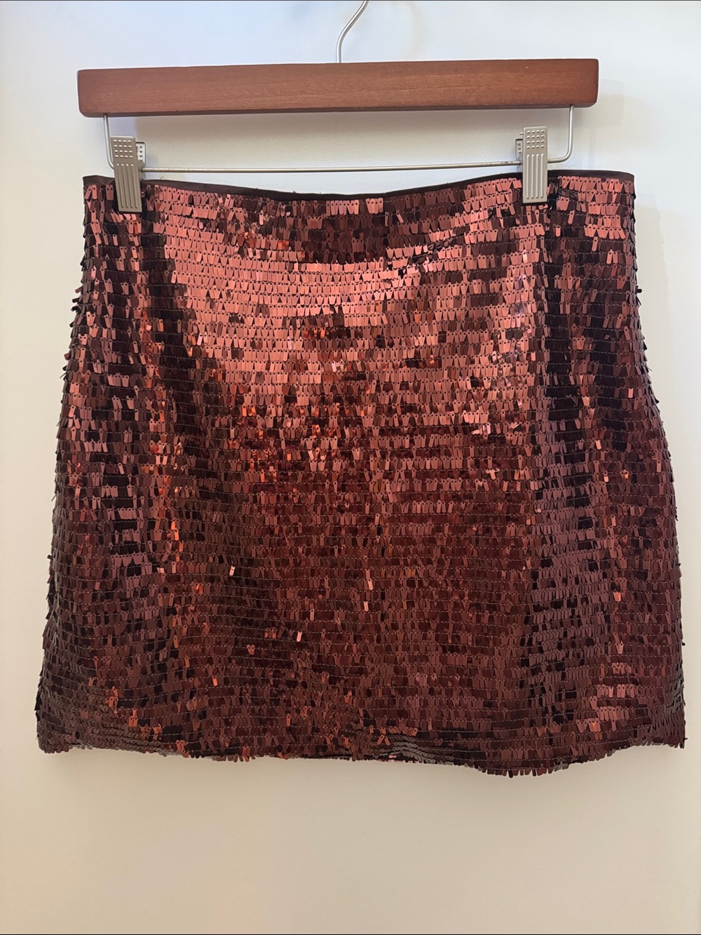 En Saison Women's Copper Sequin Mini Skirt NFR Rodeo Western Outfit